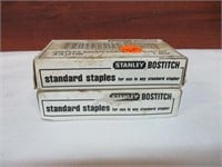 2 Boxes Bostitch Standard Staples