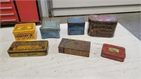 Assorted Tobacco Tins