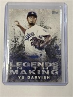 2018 Topps #LTM-YD Yu Darvish Legends in the...