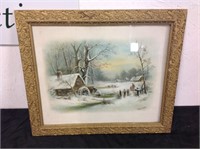 FRAMED WINTER SCENE