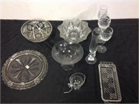 ASSORTED GLASS 10 PIECES