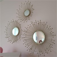 3PC WALL MIRRORS