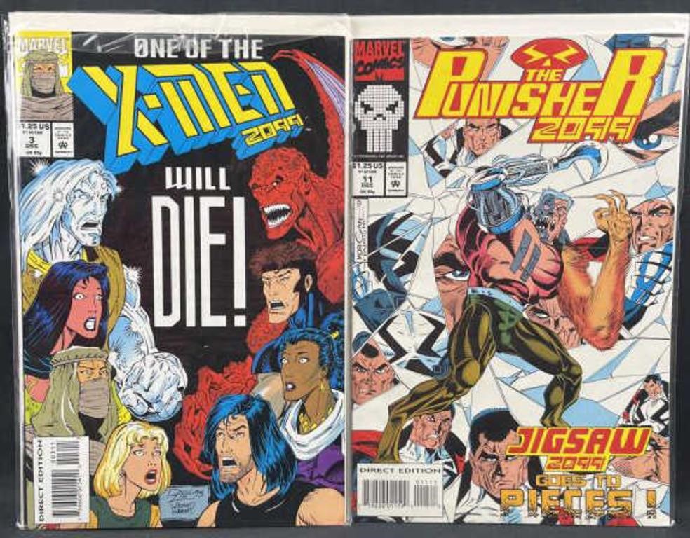 Retro Punisher & X-Men 2099 Comics, Good Cond.