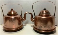 Vintage Copper kettles from Finland.