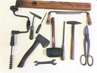 Stanley Wood Level, Assorted Tools