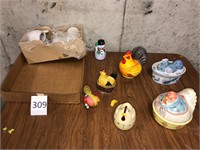 Decorative Chicken Pottery and More