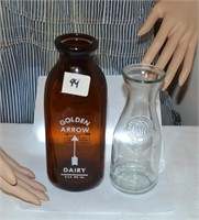 amber milk bottle & bonus