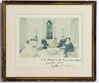 Framed Autograph Photo, Lyndon B & Lady Bird