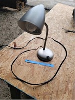 Silver Desk Lamp