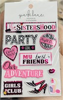 New- 3D Dimensional Stickers- Sisters