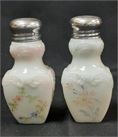 Consolidated Milk Glass Unmatched Color Shakers