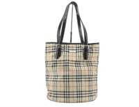 Burberry Nova Check Bucket Tote Bag