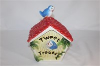 Lefton? Tweet Treat Birdhouse Cookie Jar