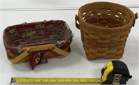 2 - Longaberger Baskets