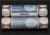 2005 P & D Westward Journey Orig. Nickel Rolls BU