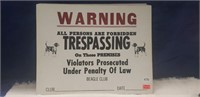 (50) Cardboard No Trespassing Signs (Beagle