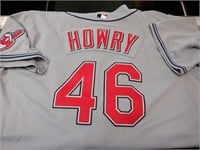 BOB HOWRY TEAM ISSUED CLEVELAND INDIANS JERSEY
