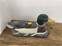 Vintage Cast iron duck door stop