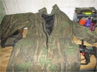 XL camo coveralls