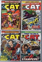 The Cat #1-4 1972 Key Marvel Comic Book Set