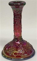 Carnival Glass Grape Design Candle Stick