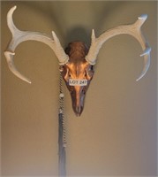 G.L. Stewart Custom Painted Whitetail Deer Skull