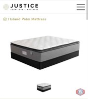 1 set mattress and box spring; king JUSTICE