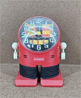 1980s Casio Robot Alarm Clock - works