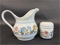 Estée Lauder Porcelain Tea Pot and Jar w Lid