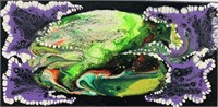 “Green Lagoon"10"x20" Original Painting-Antanenka