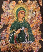 "Virgin Mary,Untier Of Knots"7x5,5Collectible Icon