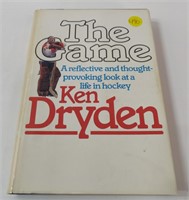 KEN DRYDEN THE GAME BOOK SIGNED