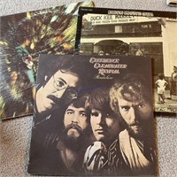 3 Vintage Vinyl Records CCR