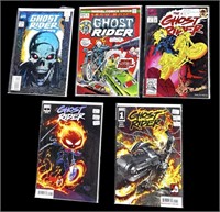 (5) Assortment of Marvel Ghost Rider Comic Books