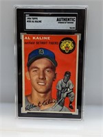 1954 Topps SGC Au Trimmed #201 Al Kaline RC HOF