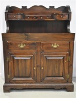 Vintage Wood Buffet - 54"h x 42"l x 20"w