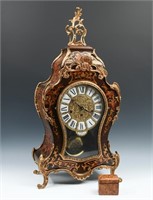 BOULLE INLAID LOUIS XV STYLE TIFFANY CLOCK