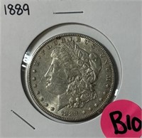 S - 1889 MORGAN SILVER DOLLAR (B10)