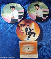 Elvis Presley DELPHI collector plates Limited ed.