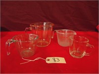 Set of 4 Pyrex Measuring Cups
