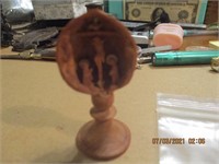 Hand Carved Jesus on Cross in a