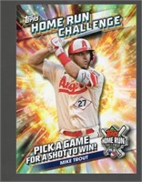 Mike Trout Home Run Challenge Unscratched 2024