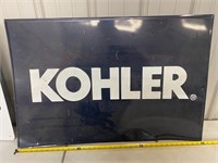 Kohler Metal Sign 36" B&W