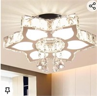 $58 CLAIRDAI 16.1" Crystal Ceiling Light Fixture