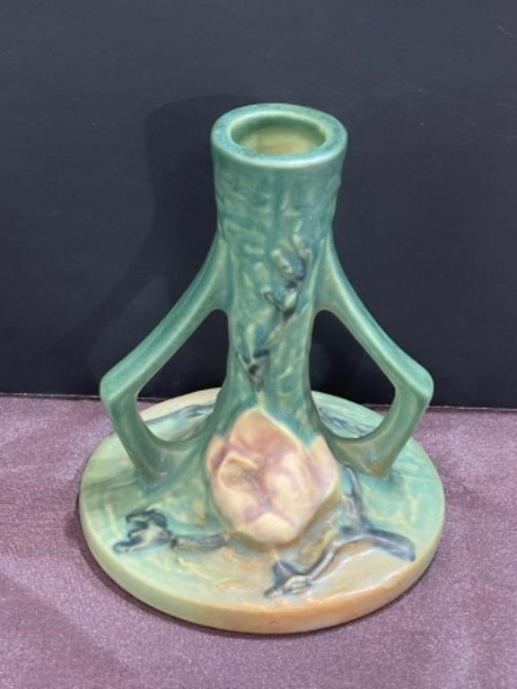 Roseville USA Pottery Candlestick 1157-11 1/2