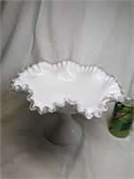 Large Silvercrest Footed Centerpiece Bowl 12" dia