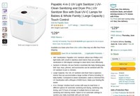B5781  Papablic UV-C Light Sanitizer Box