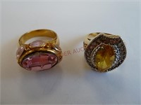 Fashion & Costume Rings ~ Unmarked ~ 2