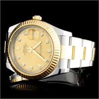 Diamond Rolex DateJust II Two-Tone 41MM