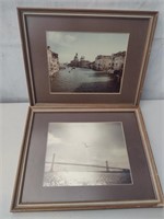 (2) Framed Grand Canal Pictures